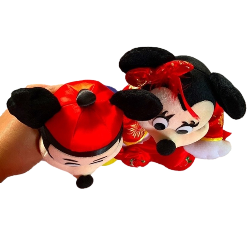 Disney Mickey Minnie Limit Plush Vintage Hong Kong Collectible Toy - Picture 3 of 5